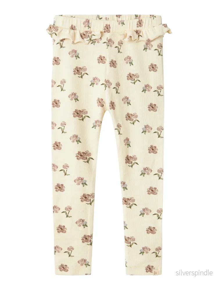 Blommiga Leggings från Lil’ Atelier Blommiga Leggings från Lil’ Atelier