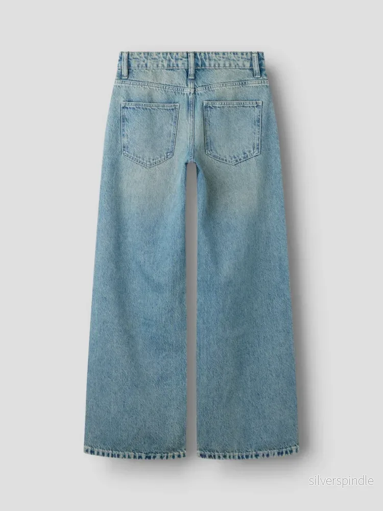 Bella Wide Jeans Med Rhinestones - Bild 2