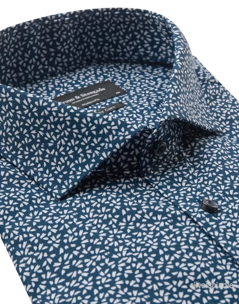 BS Alan Modern Fit Skjorta - Navy - Bild 2