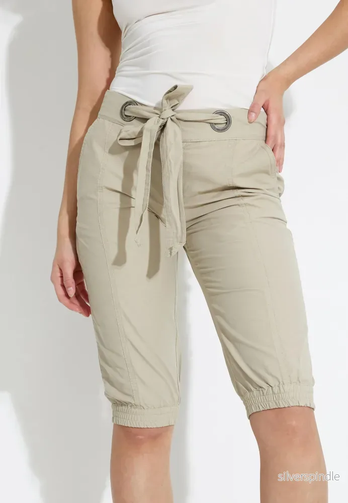 SIRI TROUSERS CROPPED - SAND - Bild 2