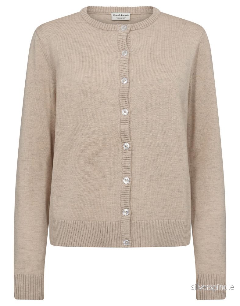 BS Dona Regular Fit Stickat - Light Brown