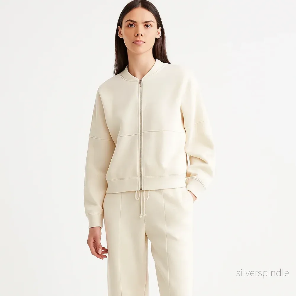 Sophie | Elegant Tvådelat Set med Hög Midja och Vida Ben