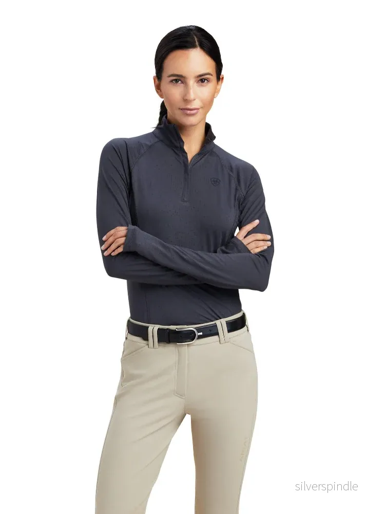 Ariat Lumina Lowell 1/4 Zip Baselayer Ebony - Bild 2