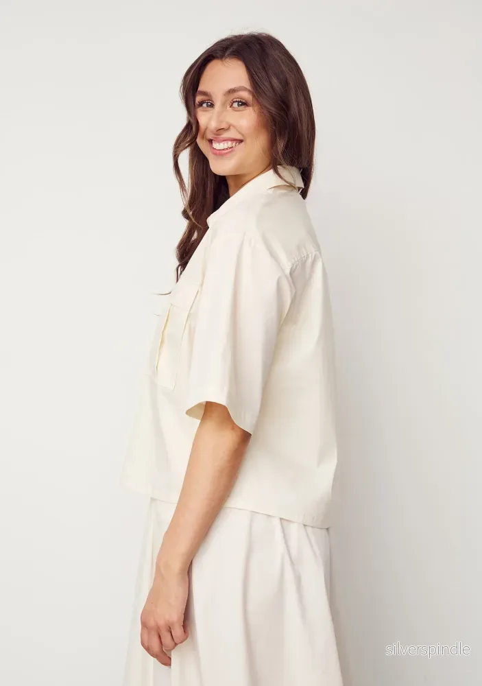 Sigga s/s Shirt - Cream - Bild 2