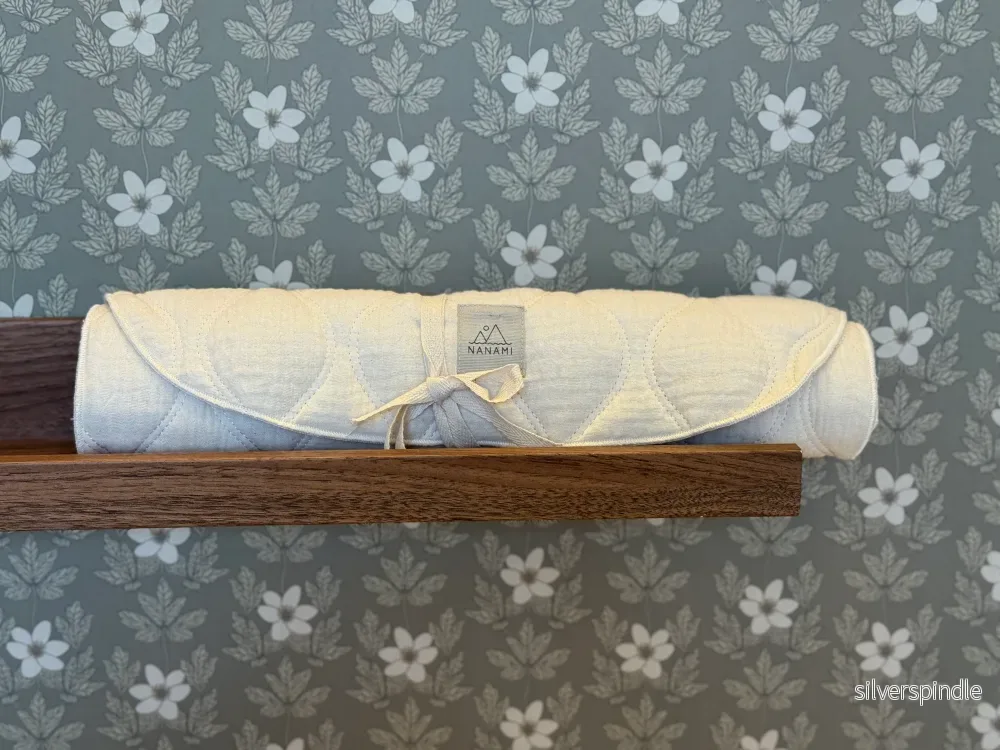 Ekologiskt inlägg för barnvagn och liggdel — Cotton Wave - Bild 3