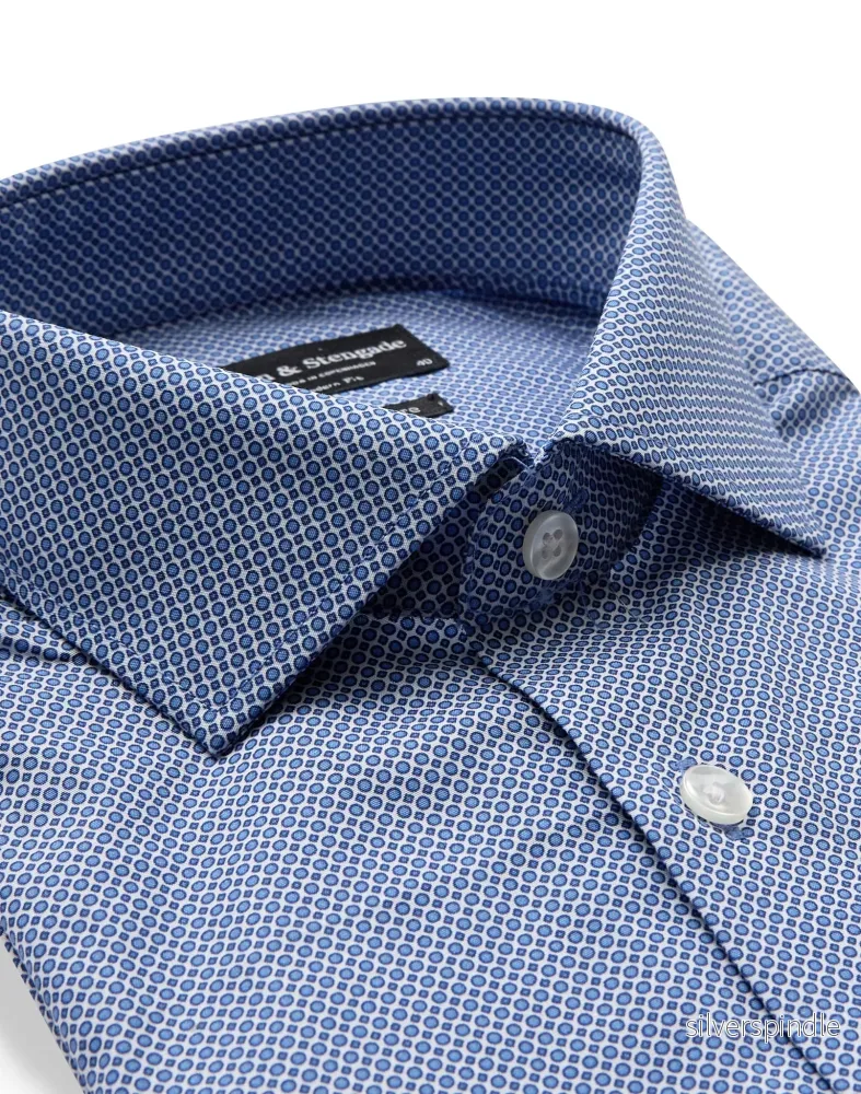 BS Peyton Modern Fit Skjorta - Dark Blue - Bild 2