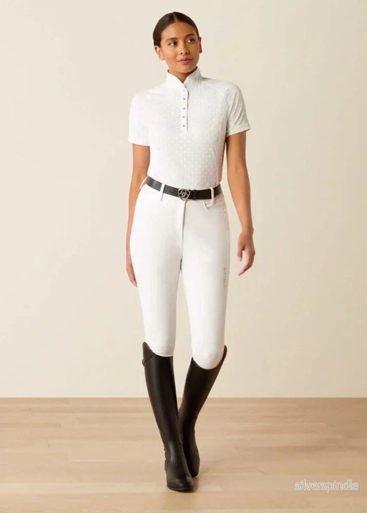 Ariat Showstopper X Show Shirt White Ariat Showstopper X Show Shirt White