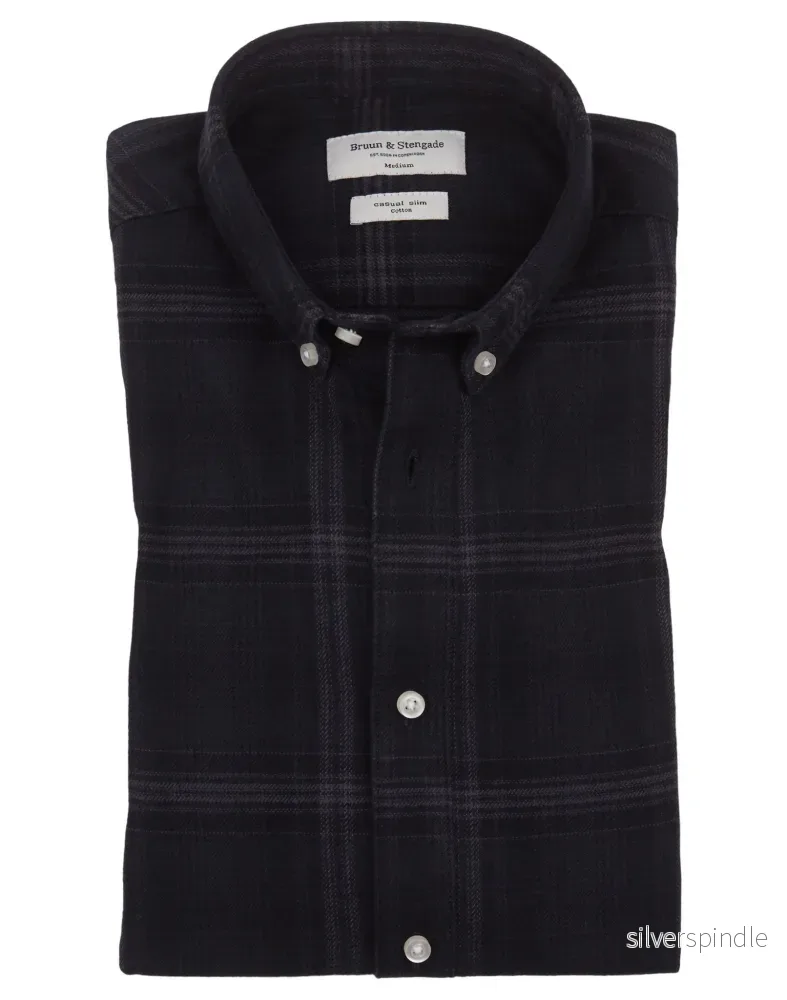 BS Tokyo Slim Fit Skjorta – Svart