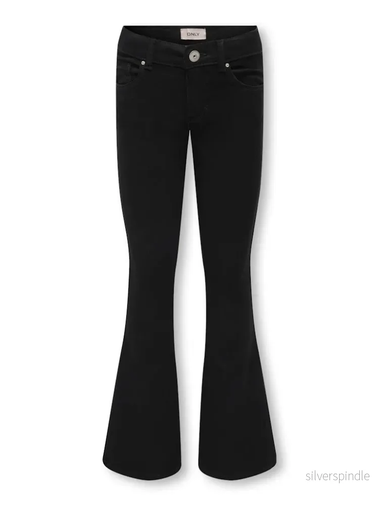 Flared Svarta Jeans Flared Svarta Jeans