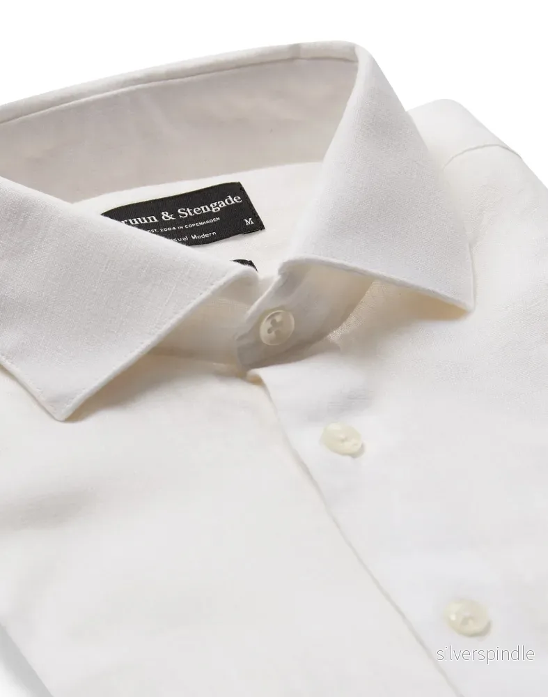 BS Brisbane Casual Modern Fit Skjorta - White - Bild 2