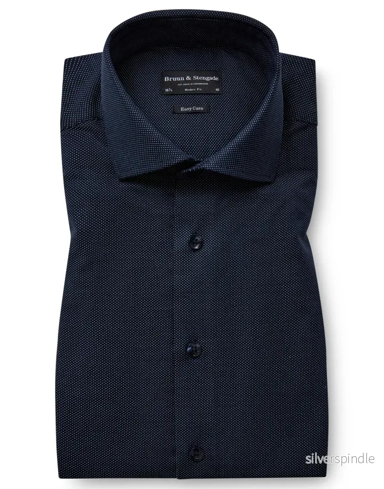 BS Deion Modern Fit Skjorta – Navy BS Deion Modern Fit Skjorta – Navy