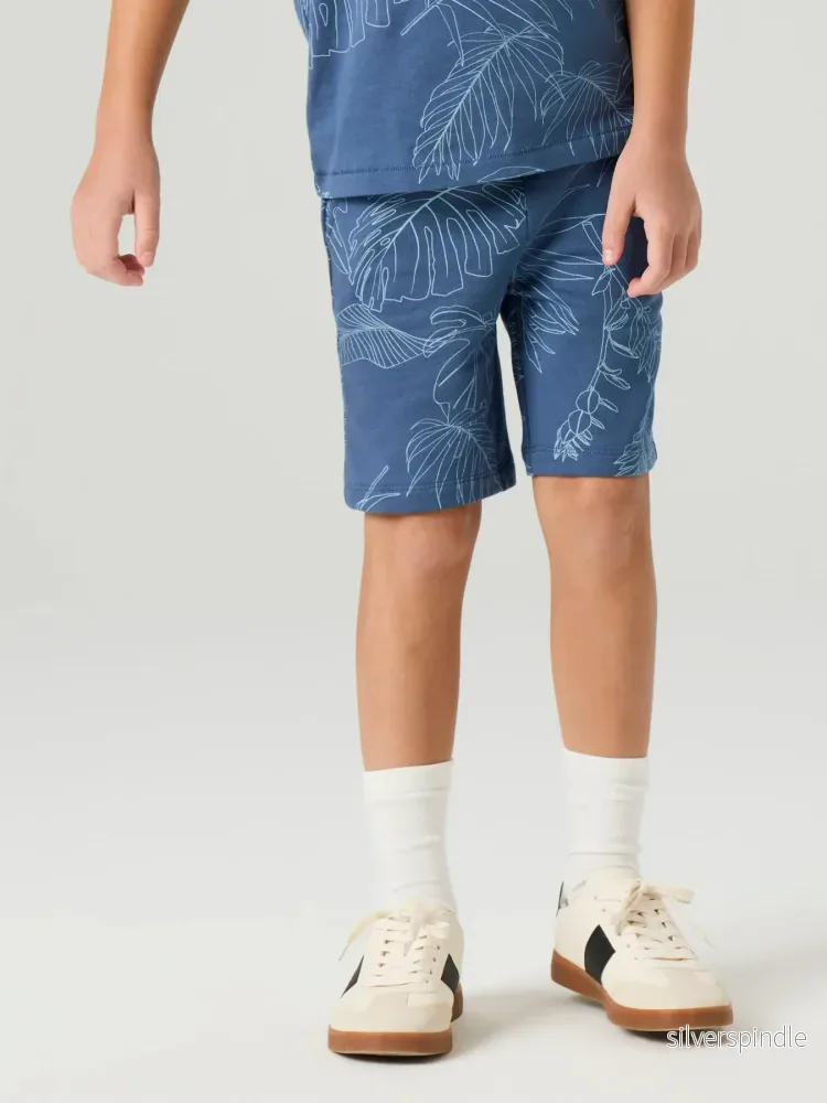 Mönstrad Sweat Shorts - Bild 3