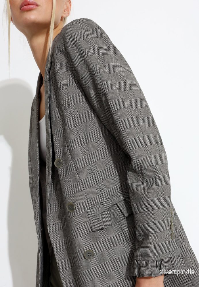 JACKET OXFORD TWIST - Smårutig - Bild 3