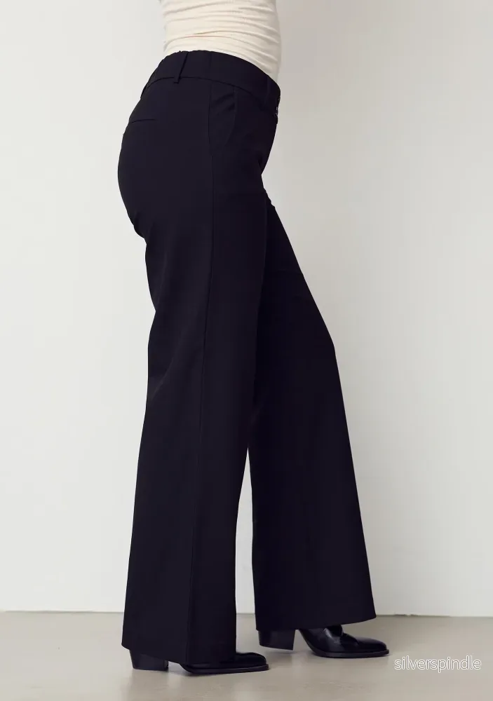 Firenze Wide Pant - Black - Bild 2