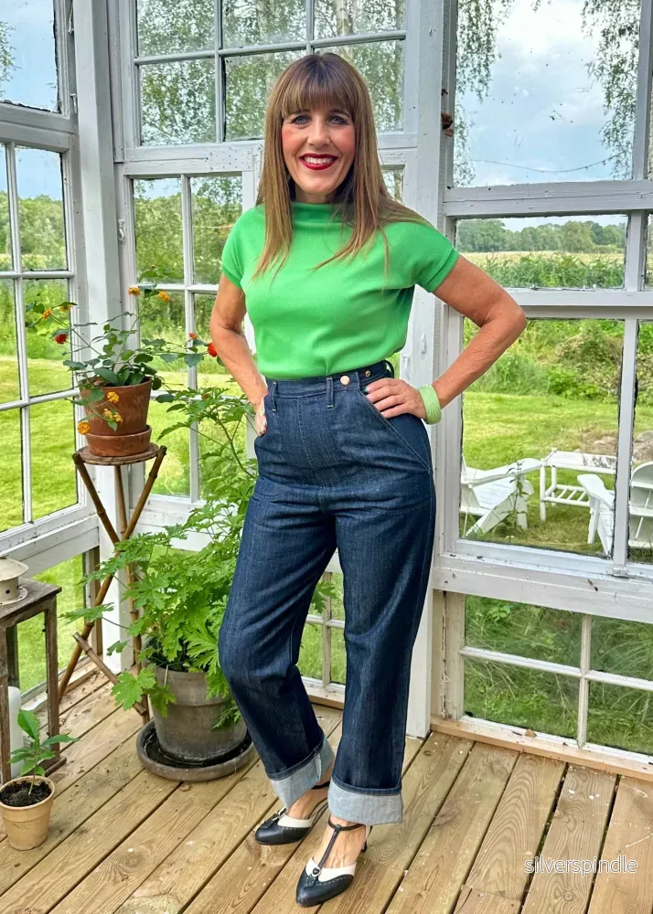 Classic Lite jeans i mørkeblå - Bild 2