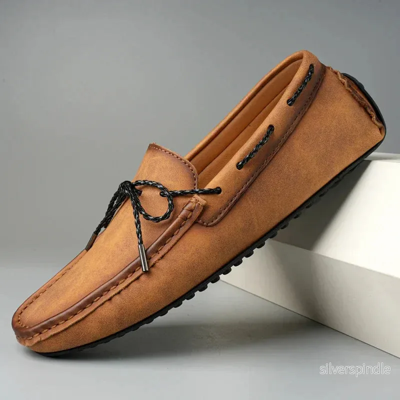 Ethan | Eleganta Svarta Slip-On Loafers för Dam - Bild 2