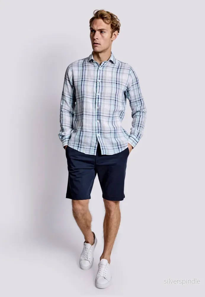 BS Almeria Casual Slim Fit Skjorta - Light Green - Bild 2