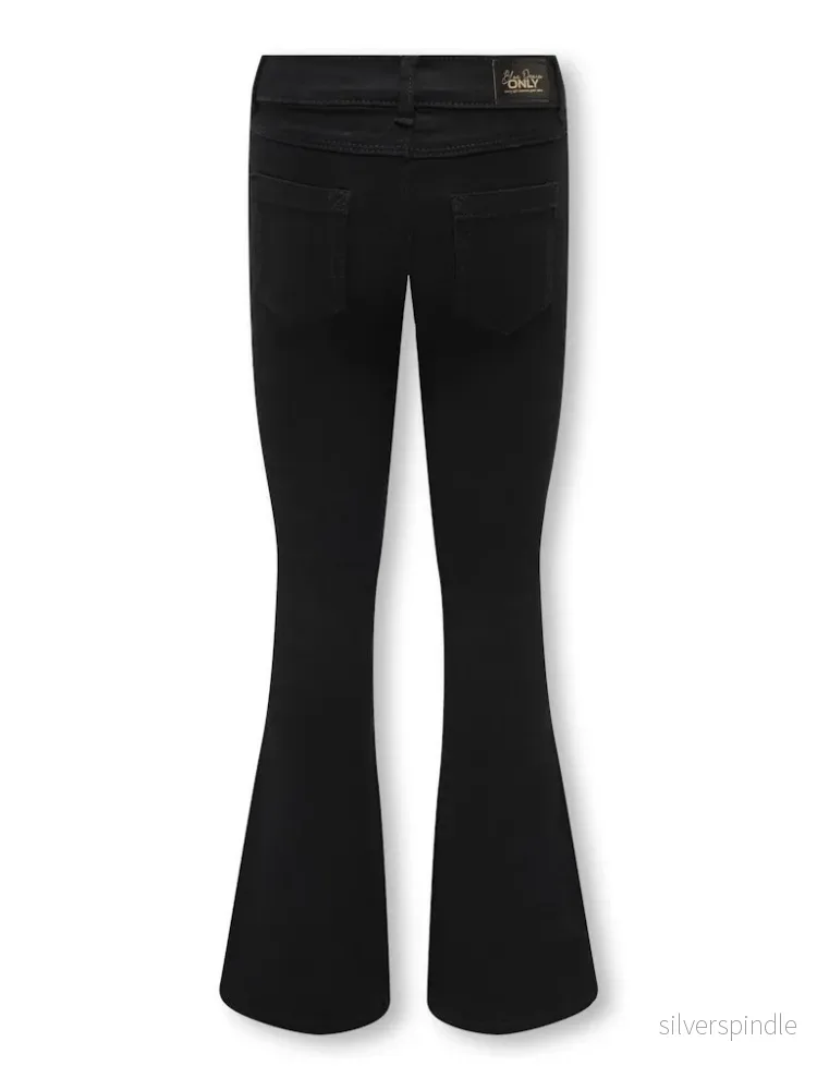 Flared Svarta Jeans - Bild 3