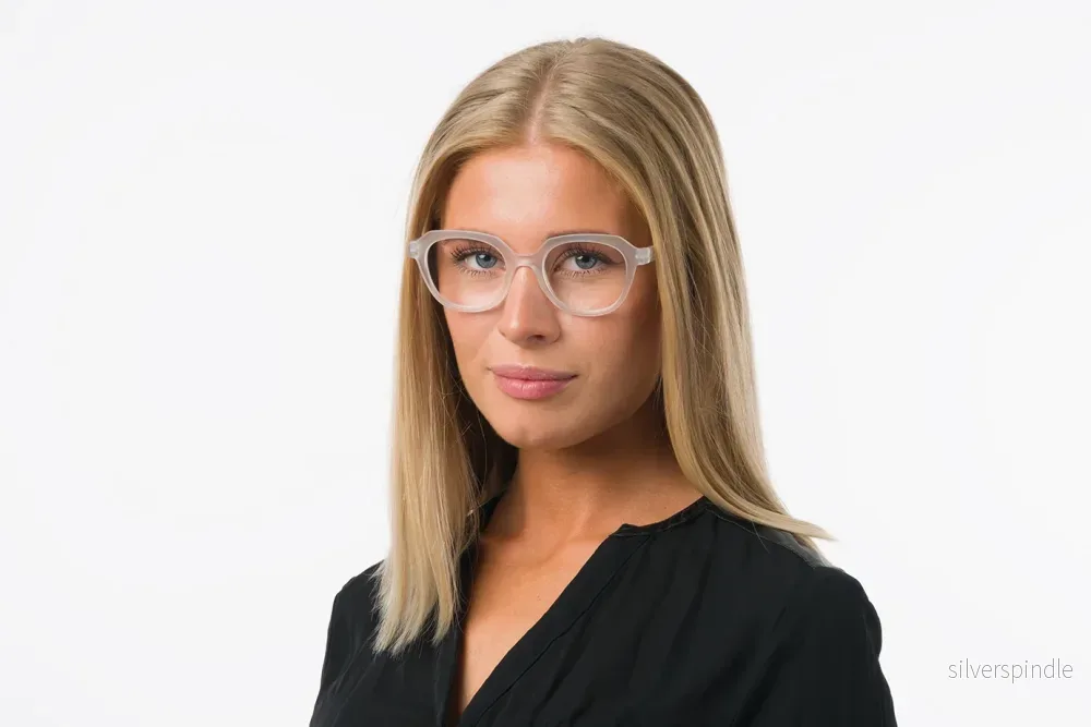 CELESTE Transp. Foggy white Reading Glasses DISCOUNT! - Bild 3