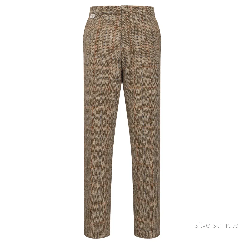 Walker & Hawkes Sandlow - byxa i Harris Tweed - White Sand - Bild 2