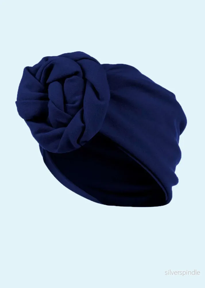 Turban – marin i 1940-talsstil Turban – marin i 1940-talsstil