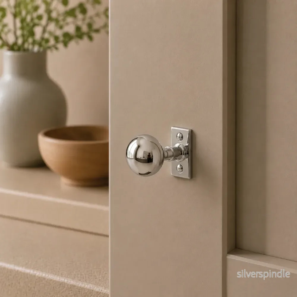 Knopp i krom – sekelskiftesdesign Knopp i krom – sekelskiftesdesign