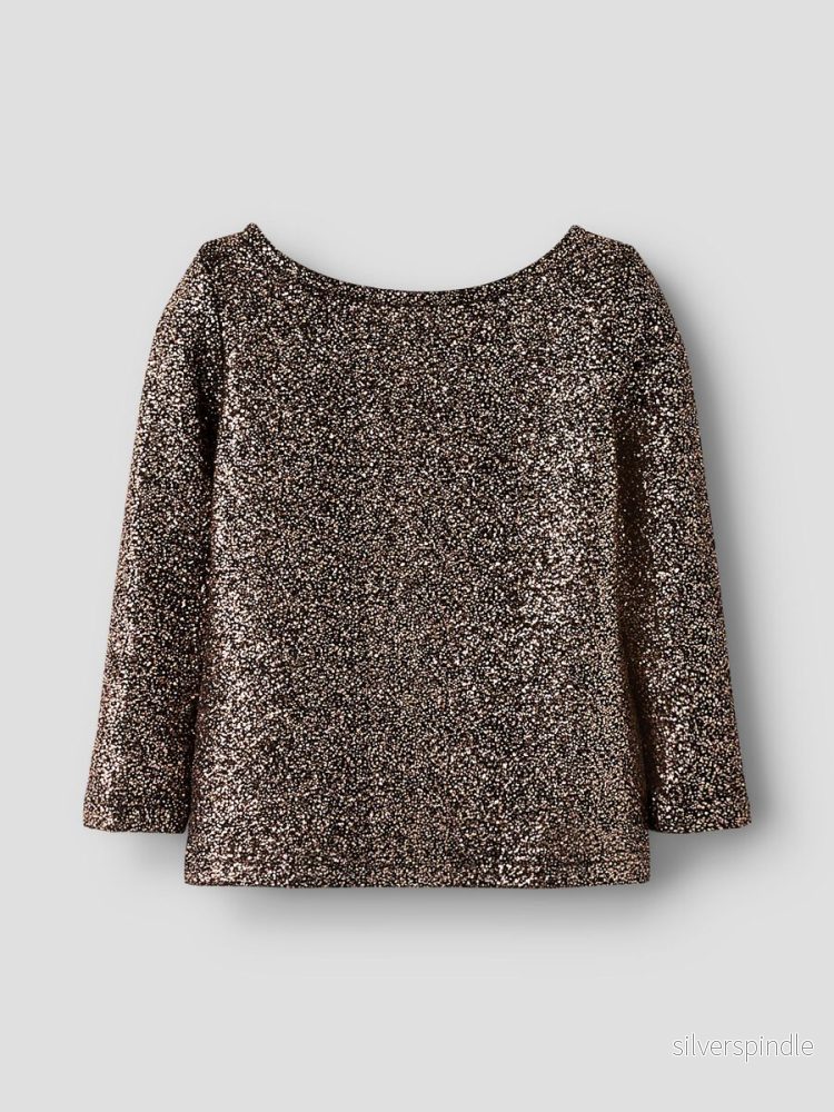 Glitter Topp m. Rosett - Bild 2