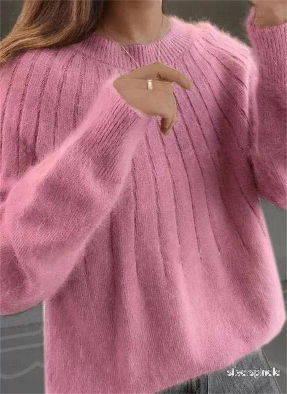 Sophia | Cozy Solid Winter Knit Sweater - Bild 3