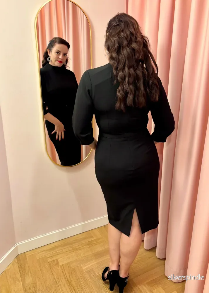 Audrey turtleneck-klänning - svart - Bild 3