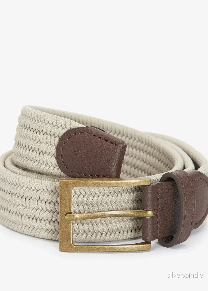 Barbour Nevis Stretch Webbing Belt Mist