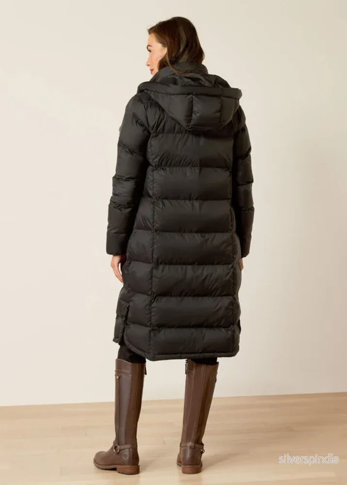 Ariat Norfolk Long Puffa Coat Black - Bild 2