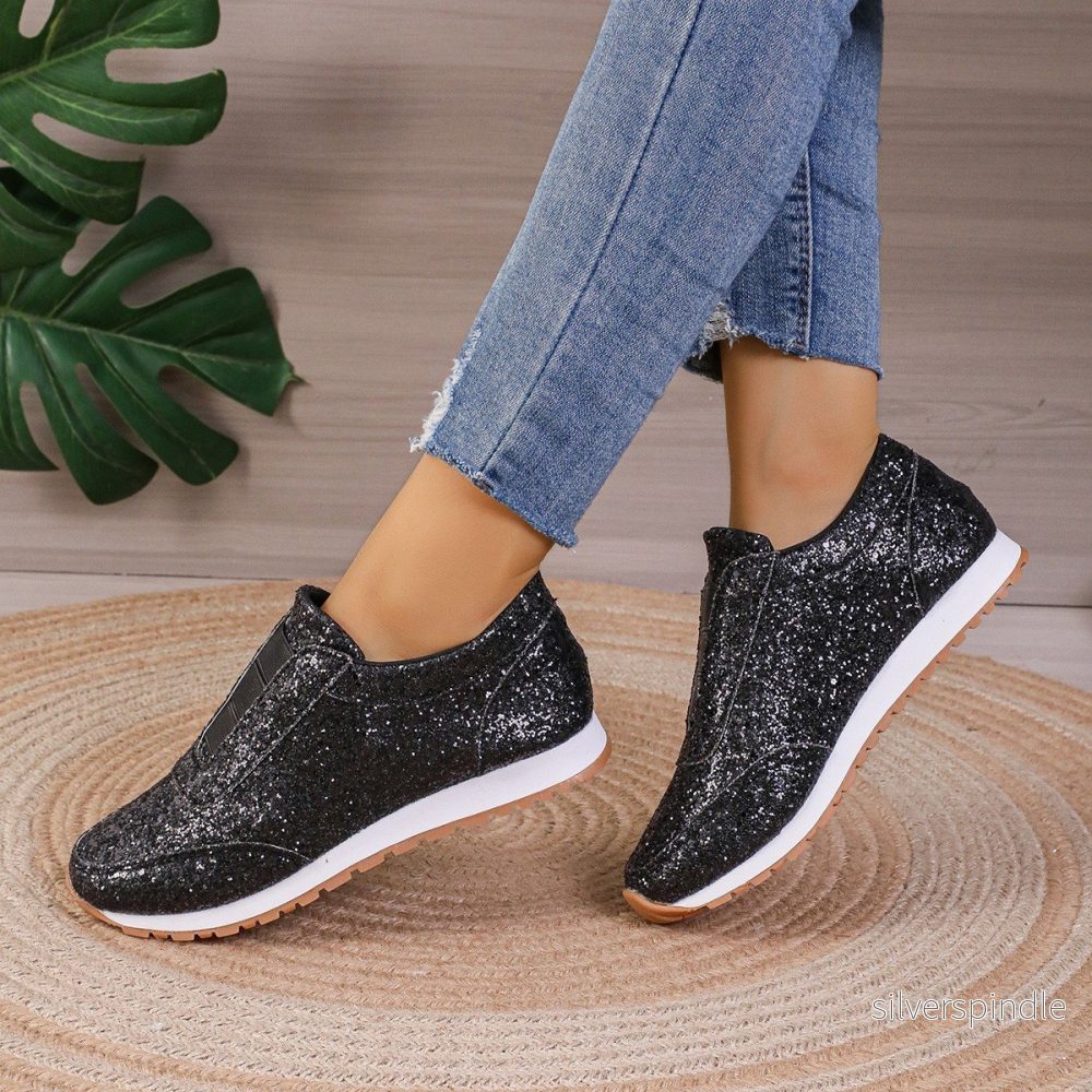 Emma | Glittrande Bekväma Slip-On-Skor - Bild 3