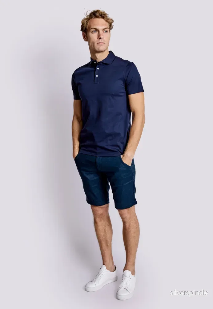 BS Natesan Regular Fit Piké - Navy - Bild 3