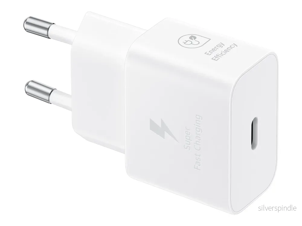 Samsung 25W Strömadapter med kabel USB-C – Hvit Samsung 25W Strömadapter med kabel USB-C – Hvit