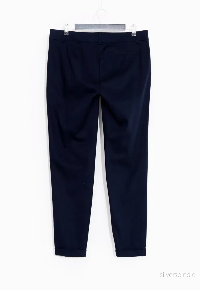 COTTON TROUSERS - Mörkblå - Bild 2