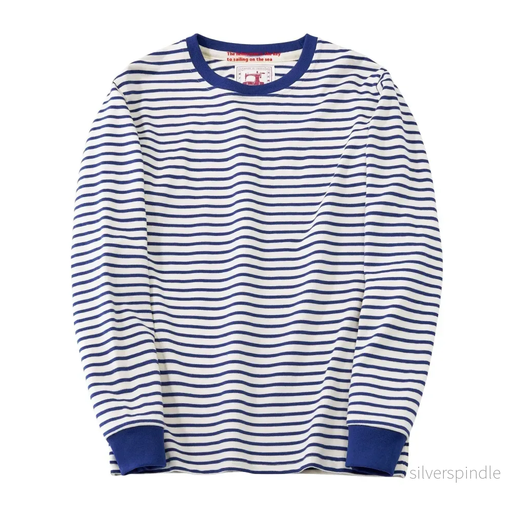 Oliver | Randig Långärmad T-Shirt för Herr med Stil Oliver | Randig Långärmad T-Shirt för Herr med Stil