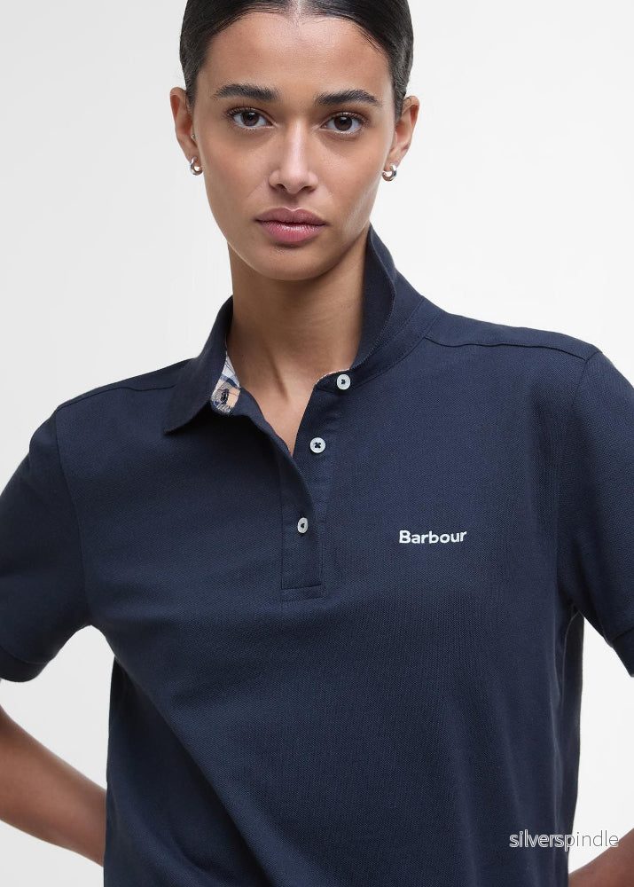 Barbour Bowford Polo Top Navy - Bild 3
