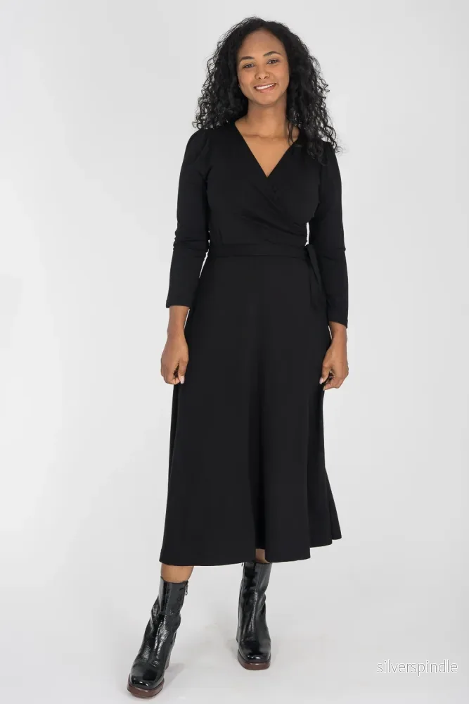 Ready to go midi jersey dress - Black - Bild 2