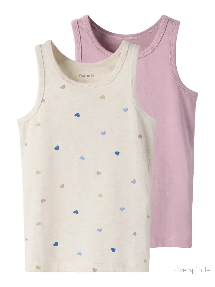 Tanktop 2-Pack Linnen