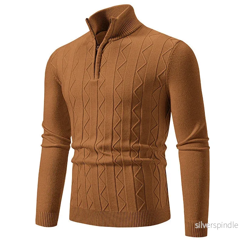 Liam | Slim Fit Vinterstickad Pullover - Bild 3