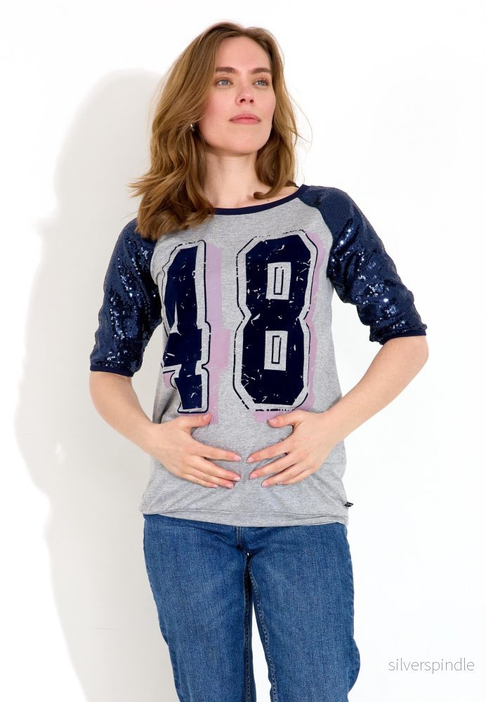 MAMMA-TOPP – Navy Multi Print