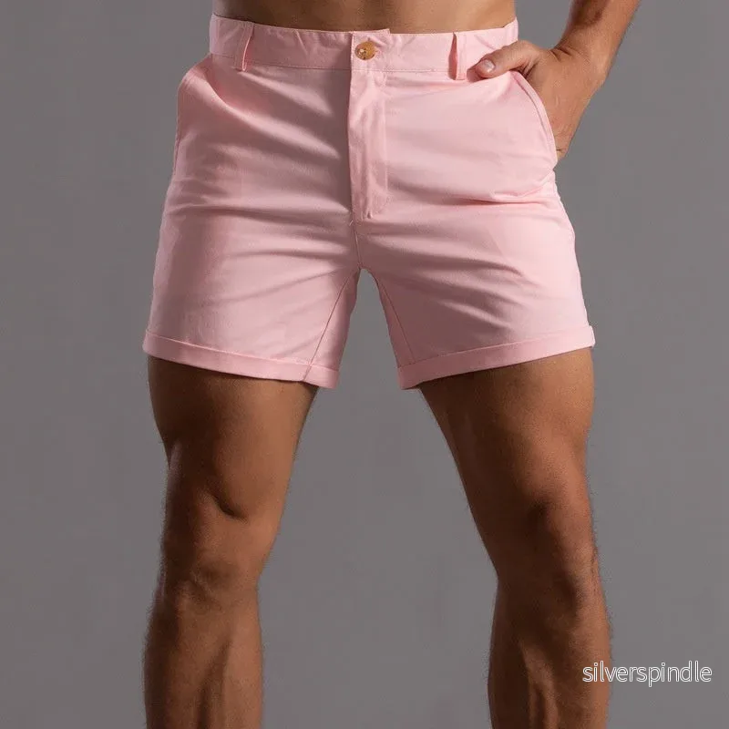 Skräddarsydda Sommarshorts för Män med Andningsbart Material | Elegant Design för Komfort och Stil - Bild 2
