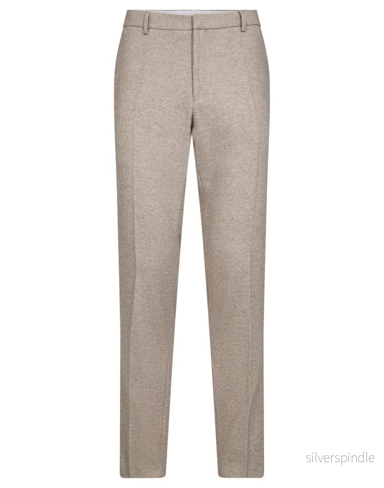 BS Rapallo Classic Fit Kostymbyxor - Light Brown