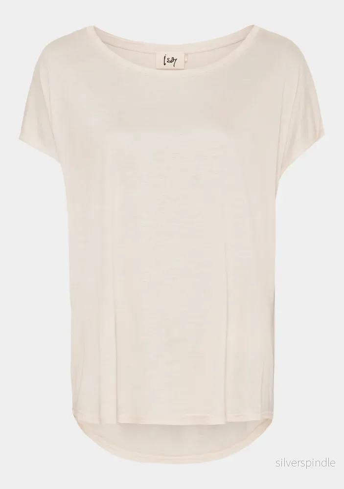 Nugga Viscose T-Shirt - Sand - Bild 3
