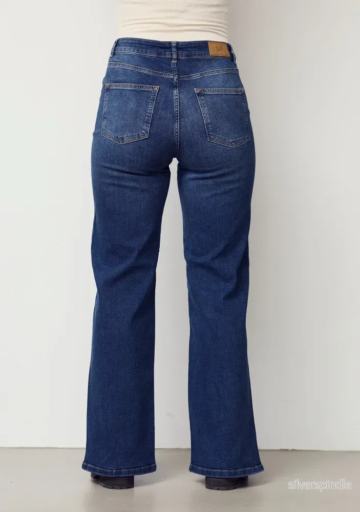 Bologna Split Jeans - Dark denim - Bild 3
