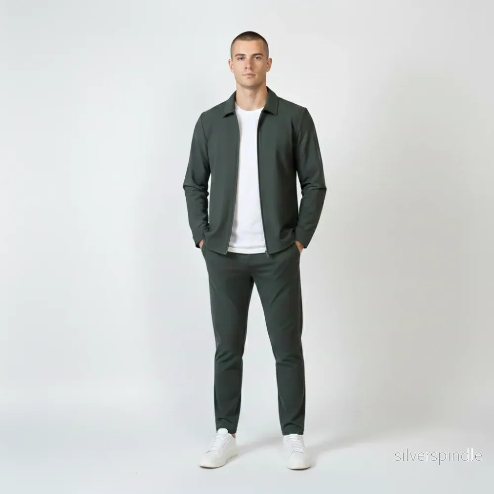 Oliver | Avslappnad Minimalistisk Tracksuit Set