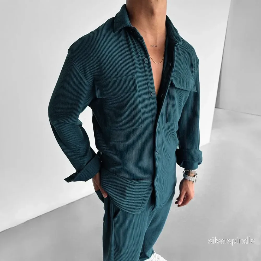 Ethan | Avslappnad Långärmad Skjorta i Lätt Tyg - Bild 2
