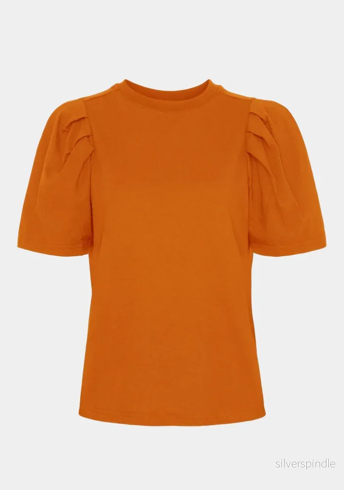 Tinni s/s T-Shirt – Autumn Orange Tinni s/s T-Shirt – Autumn Orange