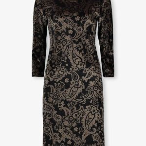 HILDUR KLÄNNING – Blk print