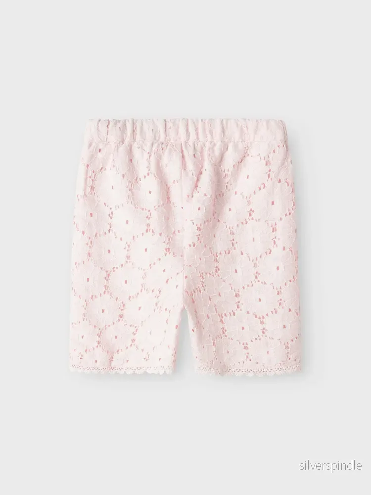 Rosa Spets Shorts - Bild 2